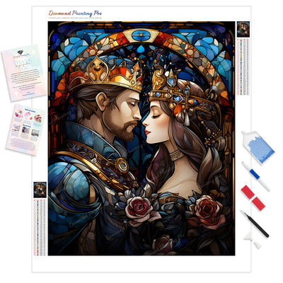 Royal Embrace | Diamond Painting Kit - Full Drill - Square or Round Diamonds with AB Drills Option