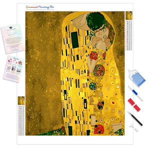 The Kiss by Gustav Klimt | Diamond Painting