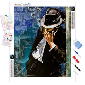 Smoking Man | Diamond Painting