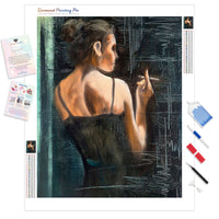 Smoking Woman | Diamond Painting