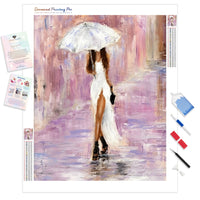 The Bridesmaid Under the Rain | Diamond Painting