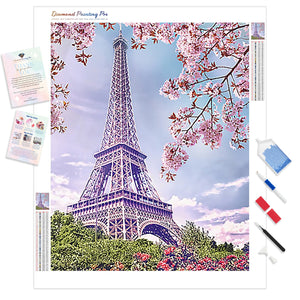 Romantic Paris Eiffle | Diamond Painting