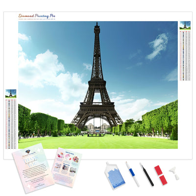 Romantic Paris Scene | Diamond Painting Kit - Full Drill - Square or Round Diamonds with AB Drills Option