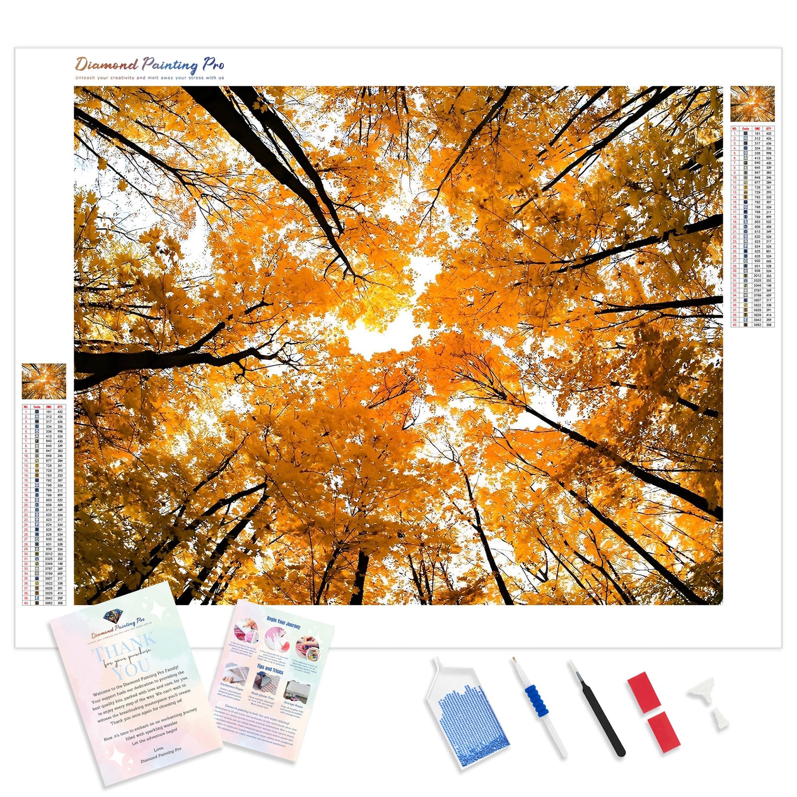 Autumn Forest | Diamond Painting Kit - Full Drill - Square or Round Diamonds with AB Drills Option