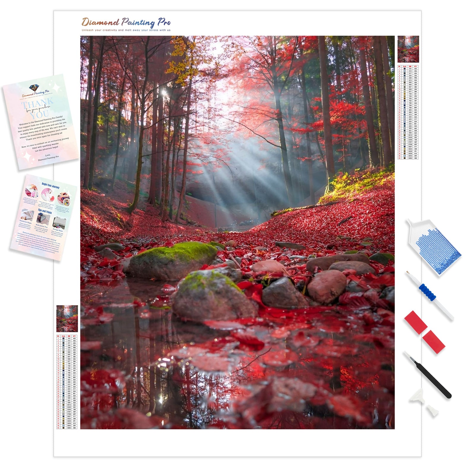 Forest Ground | Diamond Painting Kit - Full Drill - Square or Round Diamonds with AB Drills Option