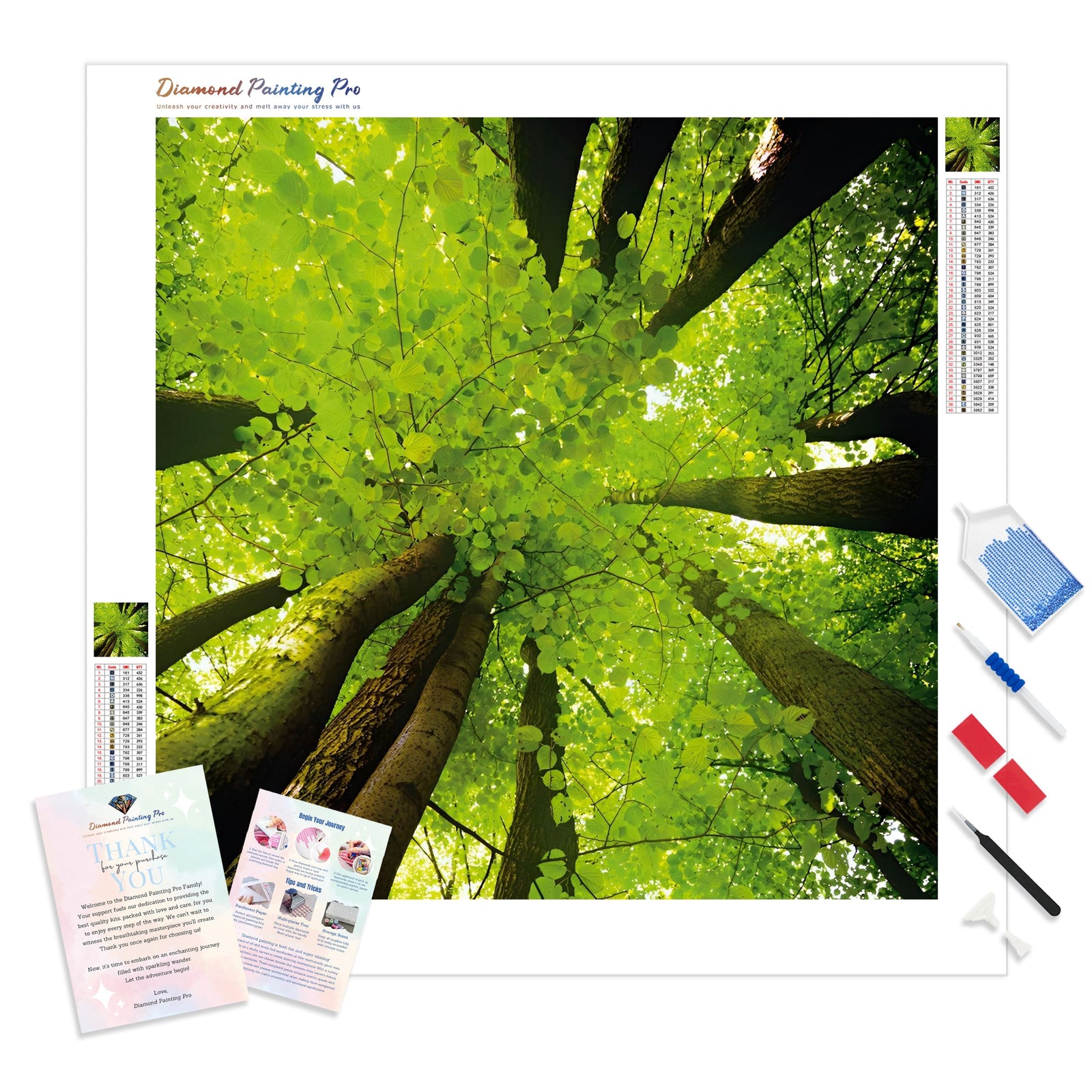 Spring | Diamond Painting Kit - Full Drill - Square or Round Diamonds with AB Drills Option