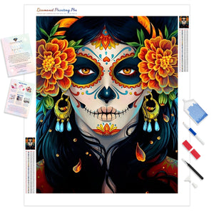 Mexican Sugar Skull | Diamond Painting