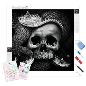 Serpents and Skull | Diamond Painting