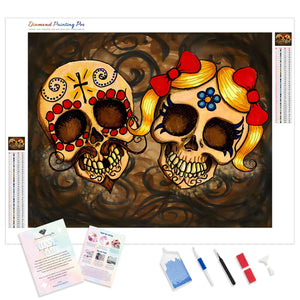 Sugar Skull Couple | Diamond Painting