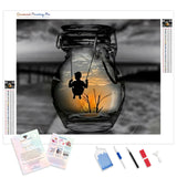Memories in a Jar | Diamond Painting Kit - Full Drill - Square or Round Diamonds with AB Drills Option