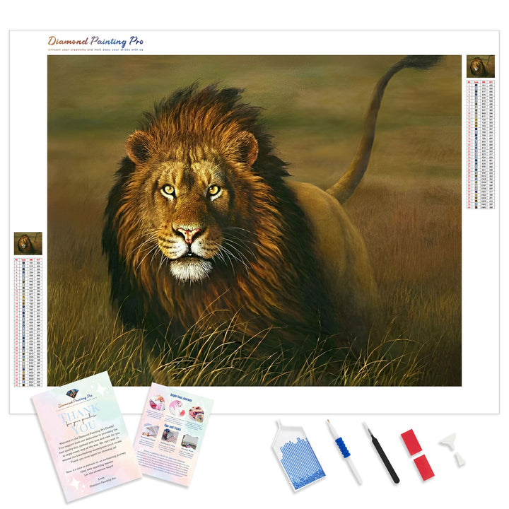A Proud Lion | Diamond Painting