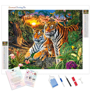 Tigers Family | Diamond Painting