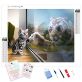 Kitty Aspirations | Diamond Painting Kit - Full Drill - Square or Round Diamonds with AB Drills Option