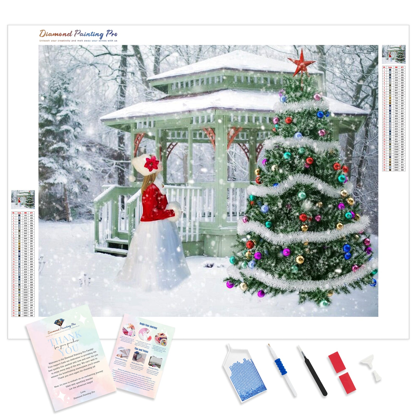 Oh Christmas Tree | Diamond Painting Kit - Full Drill - Square or Round Diamonds with AB Drills Option