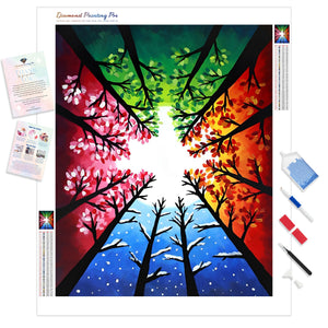 Four Season Trees | Diamond Painting