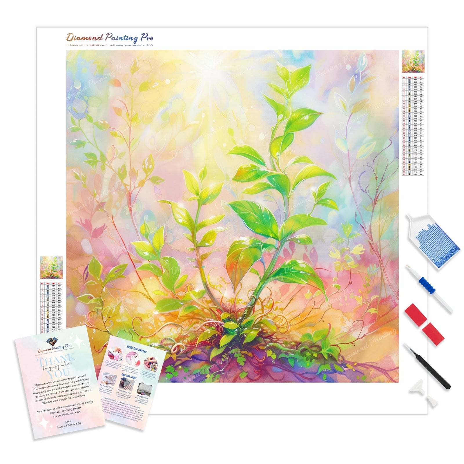 Spring Awakening | Diamond Painting Kit - Full Drill - Square or Round Diamonds with AB Drills Option