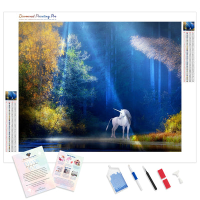 Unicorn by the Lake | Diamond Painting