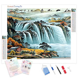 Majestic Falls | Diamond Painting Kit - Full Drill - Square or Round Diamonds with AB Drills Option