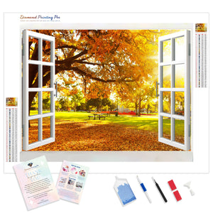 Autumn Window | Diamond Painting