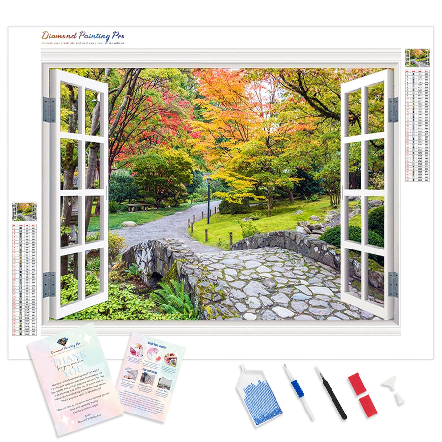 Draw Diamond Window Windows Diamond Painting Kits | Full Drill Diamond Art – Diamond ...