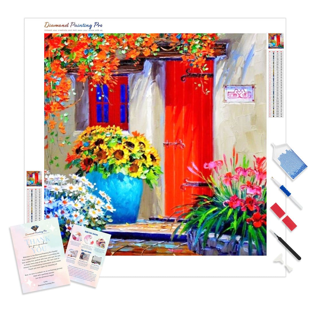 Sunlit Window | Diamond Painting Kit - Full Drill - Square or Round Diamonds with AB Drills Option