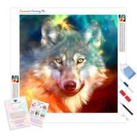 Watercolor Wolf | Diamond Painting