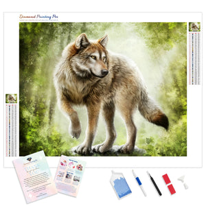 The Forest Wolf | Diamond Painting