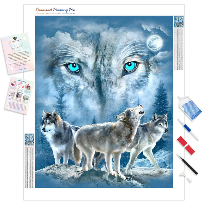 Wolf Stare | Diamond Painting