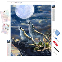Wolf Moonlight | Diamond Painting