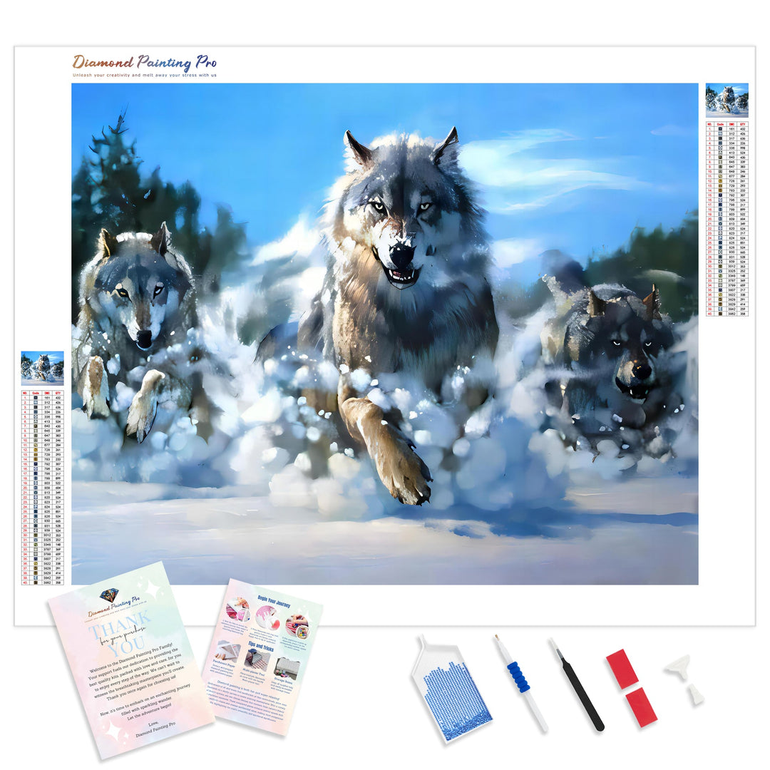 Wolf Pack | Diamond Painting