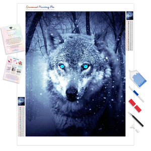 Arctic Snow Wolf | Diamond Painting