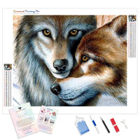 Wolf Couple | Diamond Painting