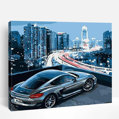 Carpark Cityscape | Paint By Numbers