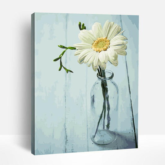 White Daisy | Paint By Numbers