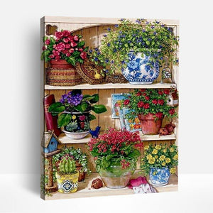 Flower Cupboard | Paint By Numbers