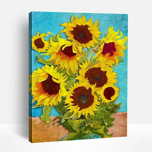 Impressionist Sunflowers | Paint By Numbers