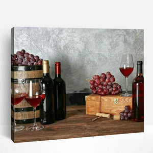 Red Wine Table | Paint By Numbers