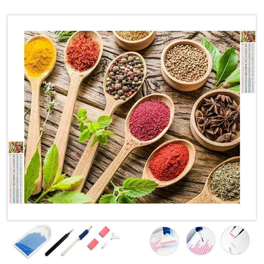 Assortment of Spices | Diamond Painting