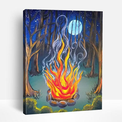 Halloween Campfire | Paint By Numbers