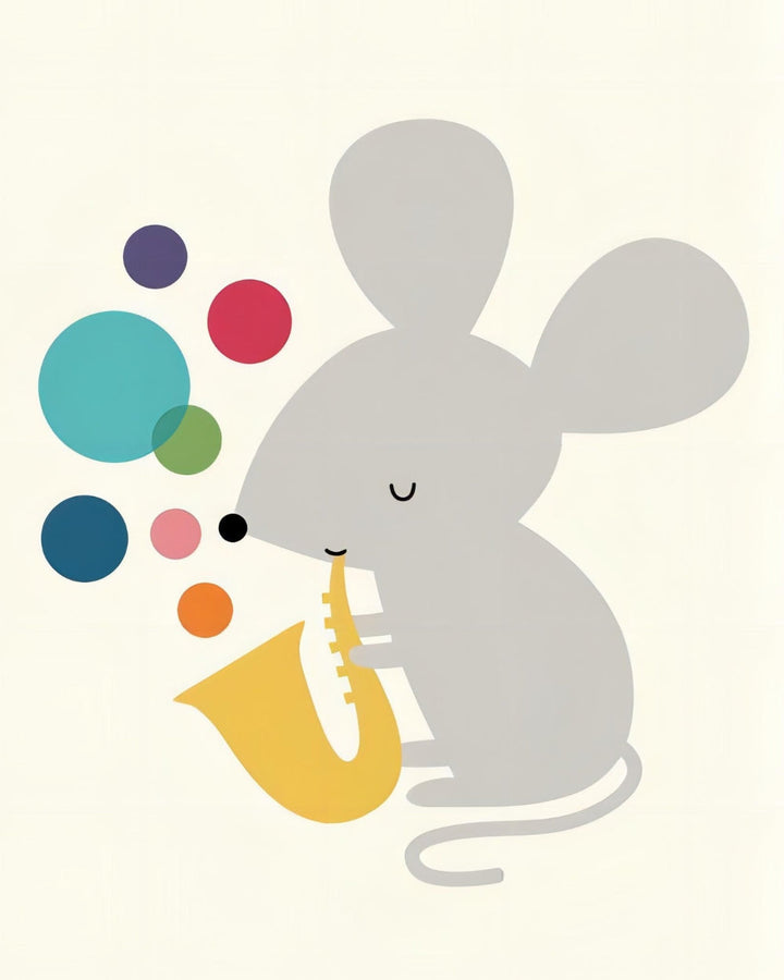 Saxy Mouse | Diamond Painting