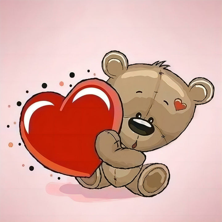 Bear Hug of Love | Diamond Painting