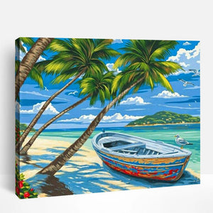 Boat on Shore | Paint By Numbers