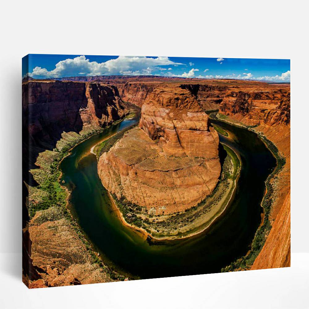Horse shoe bend | Paint By Numbers