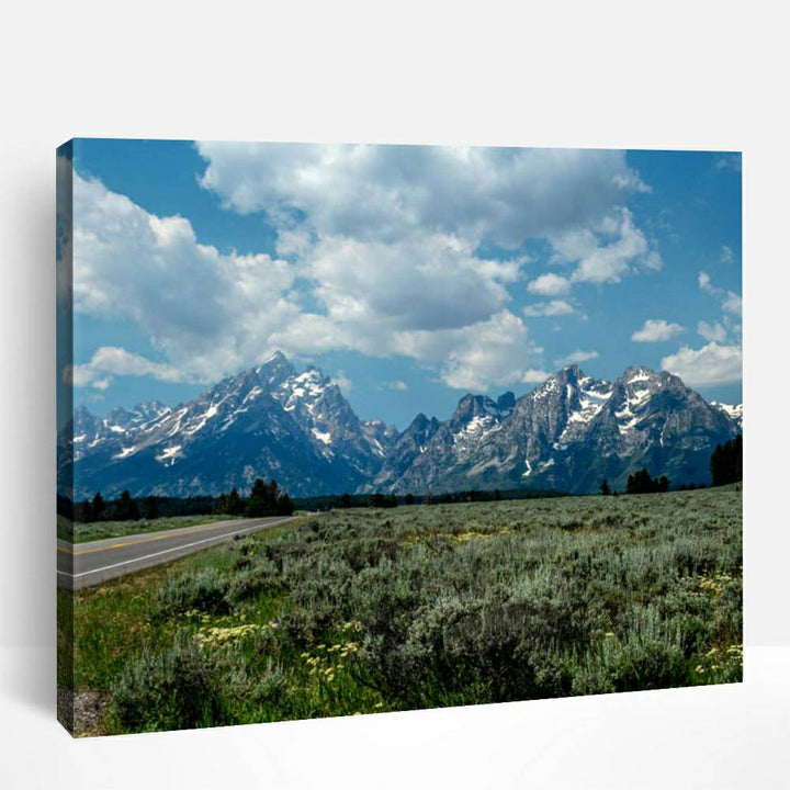 Road to the Tetons | Paint By Numbers
