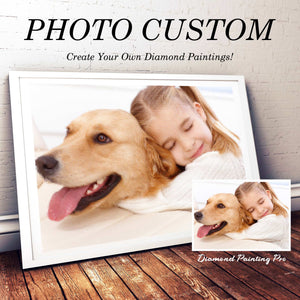 CUSTOM DIAMOND PAINTING KITS - FULL DRILL