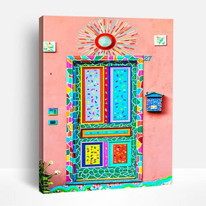 Colorful Door | Paint By Numbers