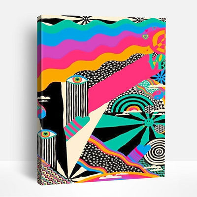 Abstract Eyes | Paint By Numbers