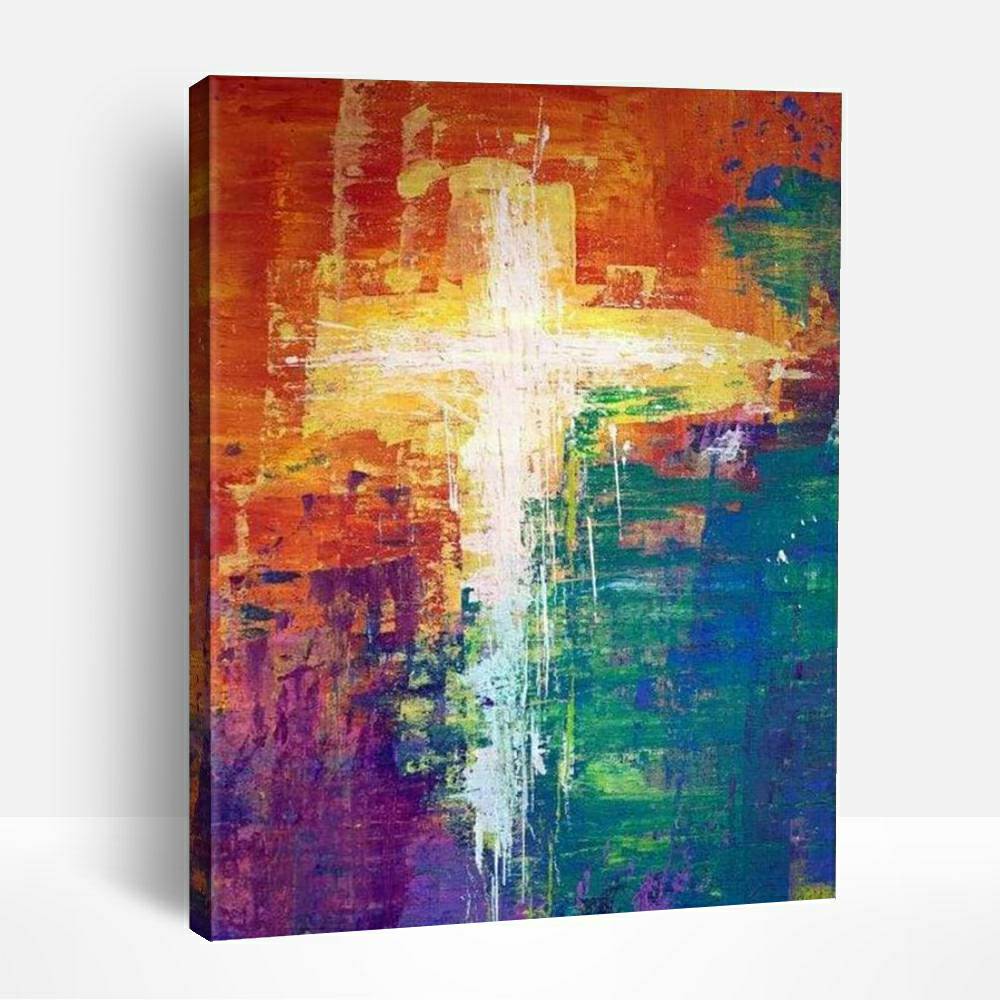 Abstract Cross | Paint By Numbers
