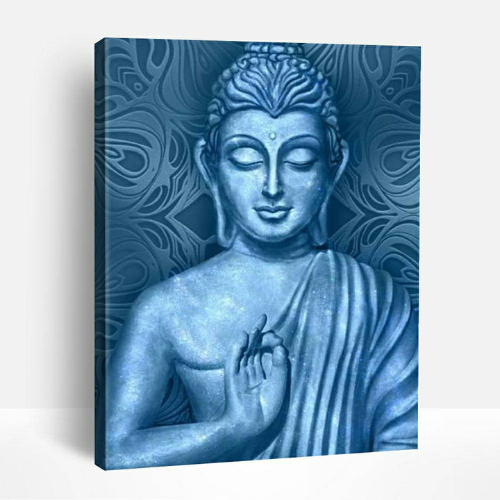 Meditating Blue Buddha | Paint By Numbers