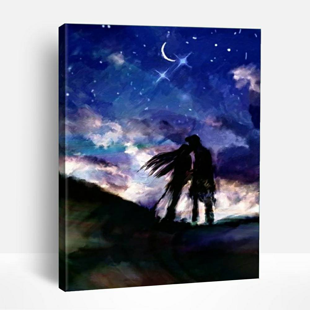 Kissing Under the Stars | Paint By Numbers